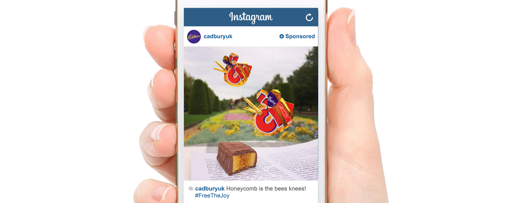 Cadbury Crunchy Origami