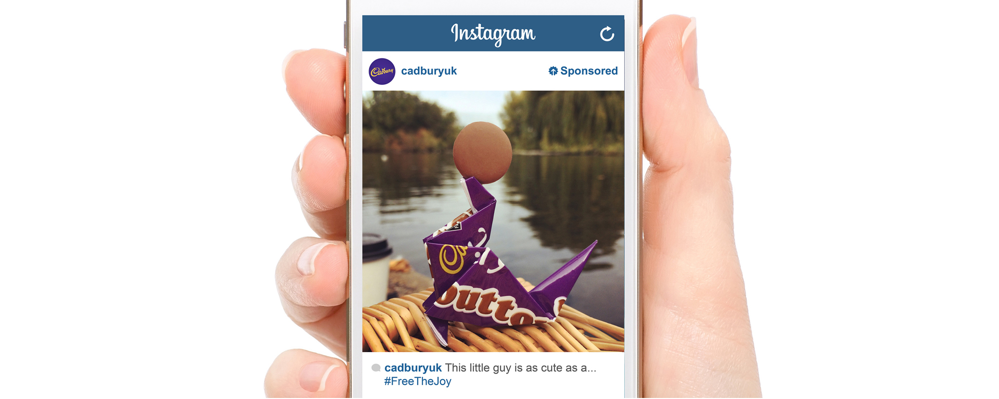 Cadbury Milk Chocolate Origami Swan with Egg