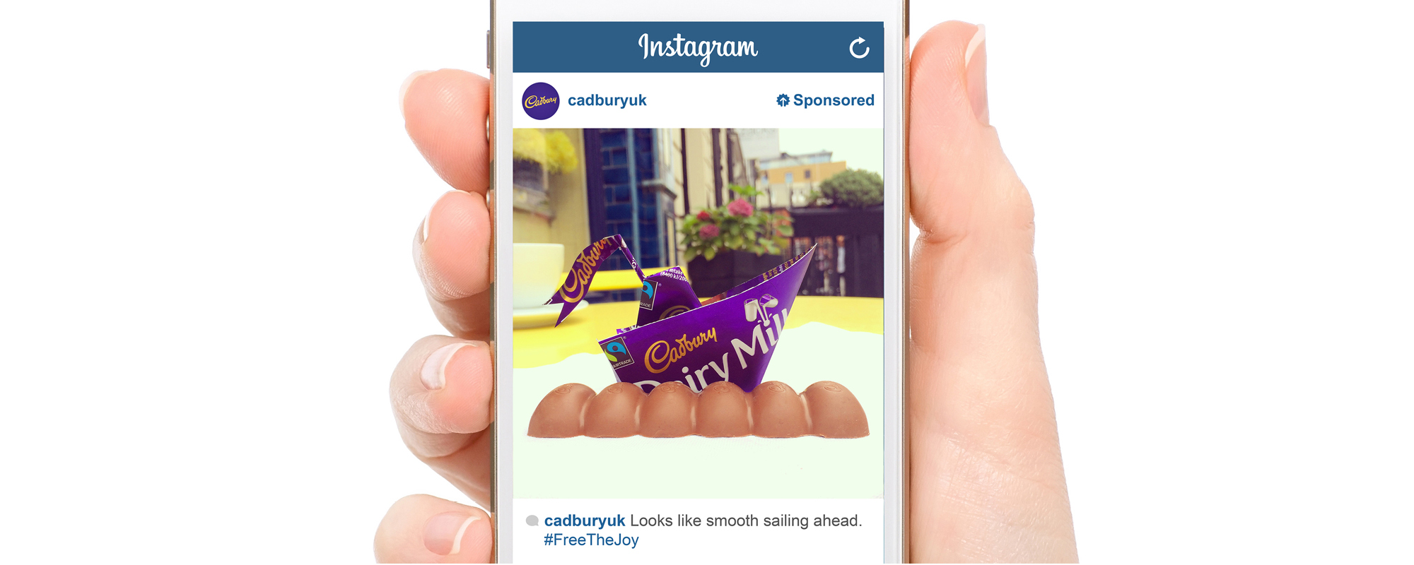 Cadbury Milk Chocolate Origami Boat