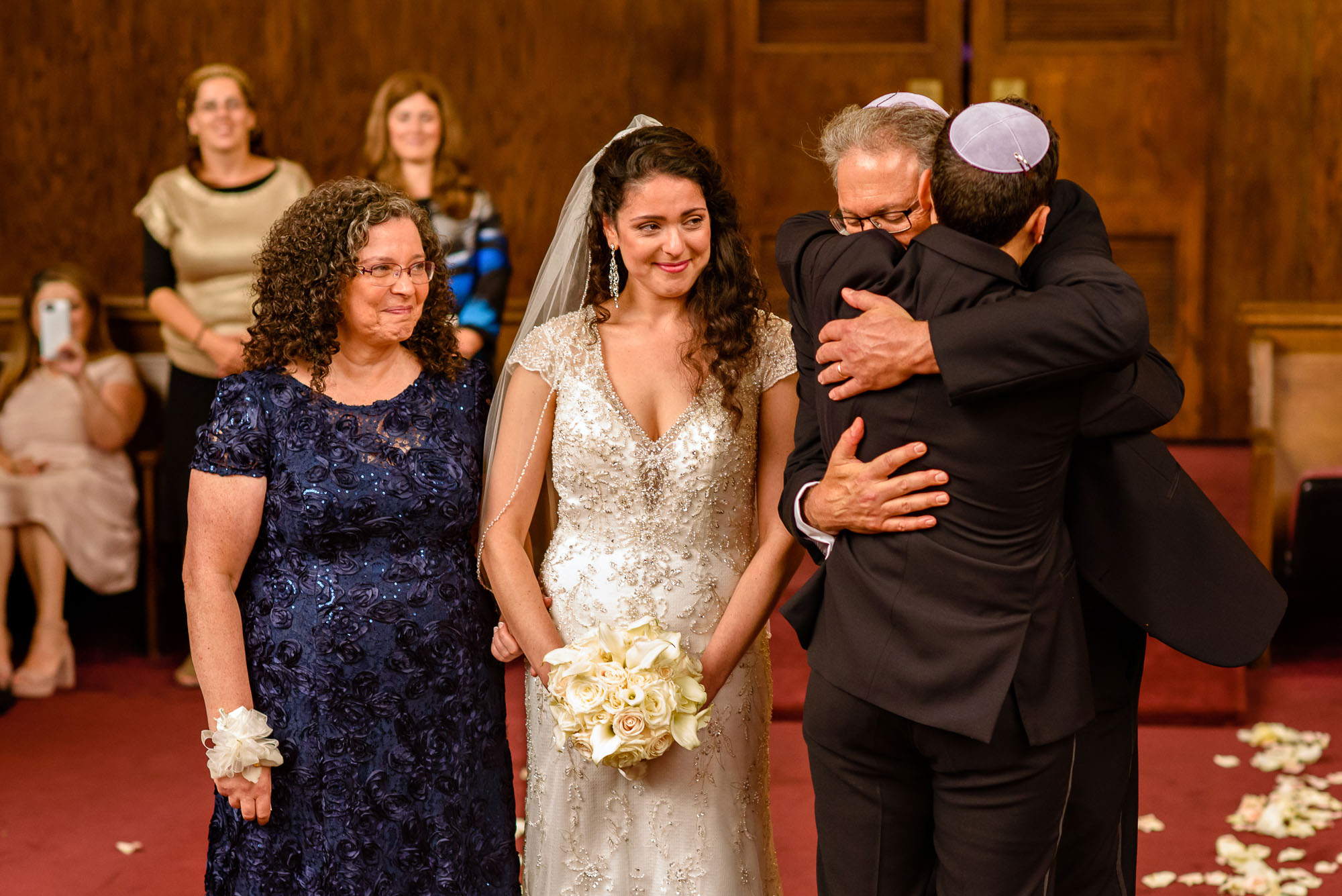 The Sephardic Temple jewish wedding ceremony