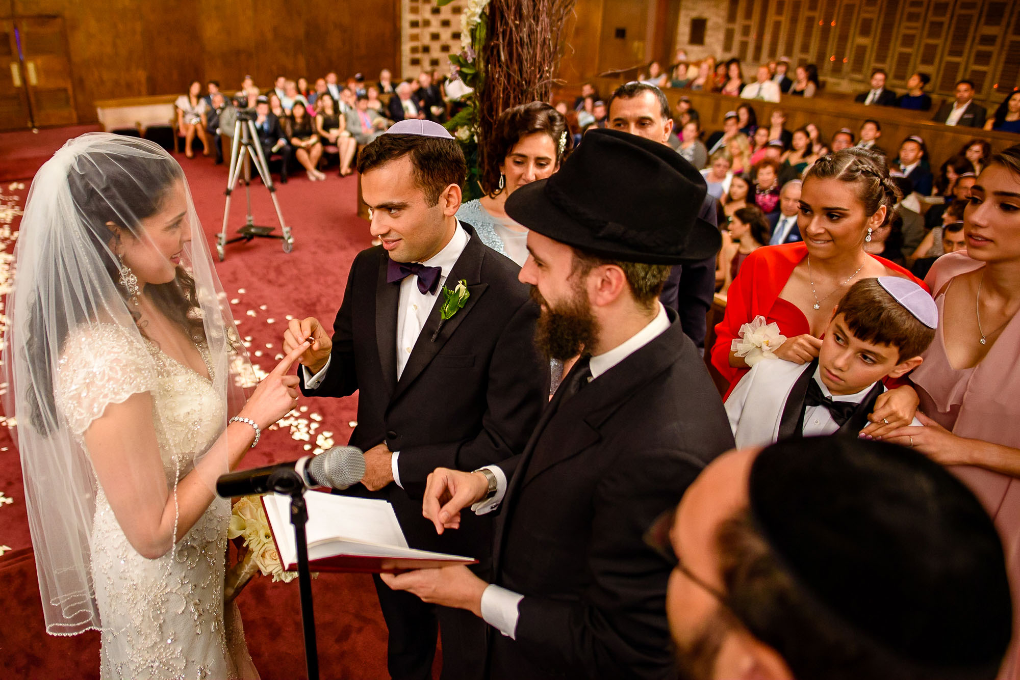 The Sephardic Temple jewish wedding ceremony