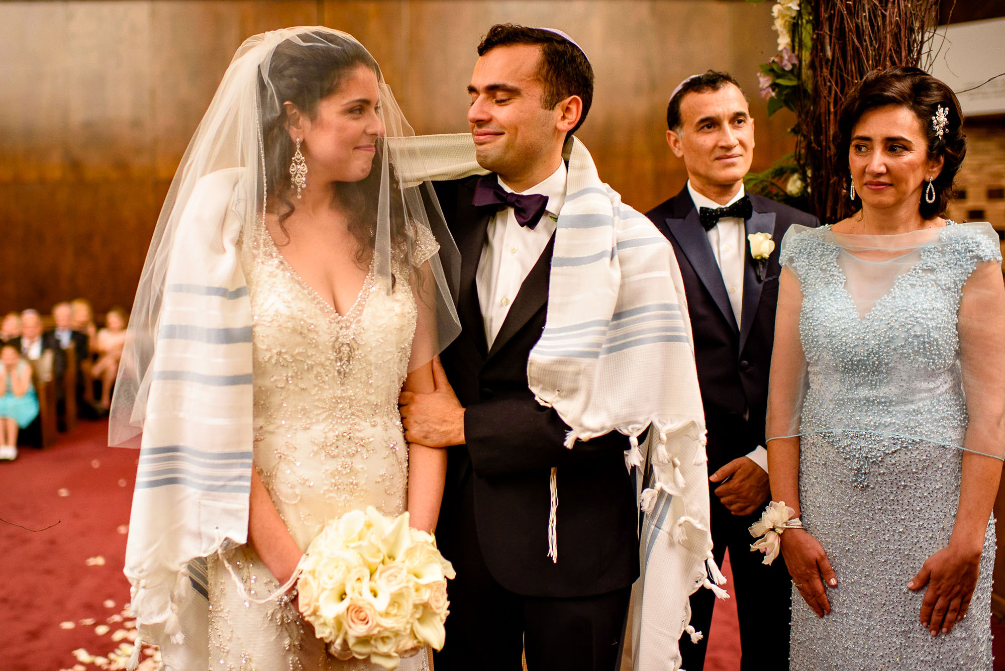 The Sephardic Temple jewish wedding ceremony