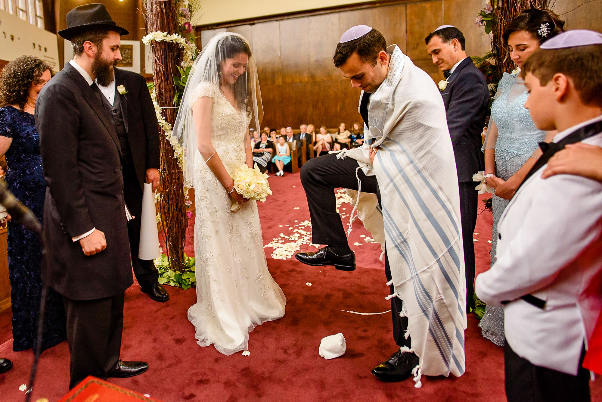 The Sephardic Temple jewish wedding ceremony