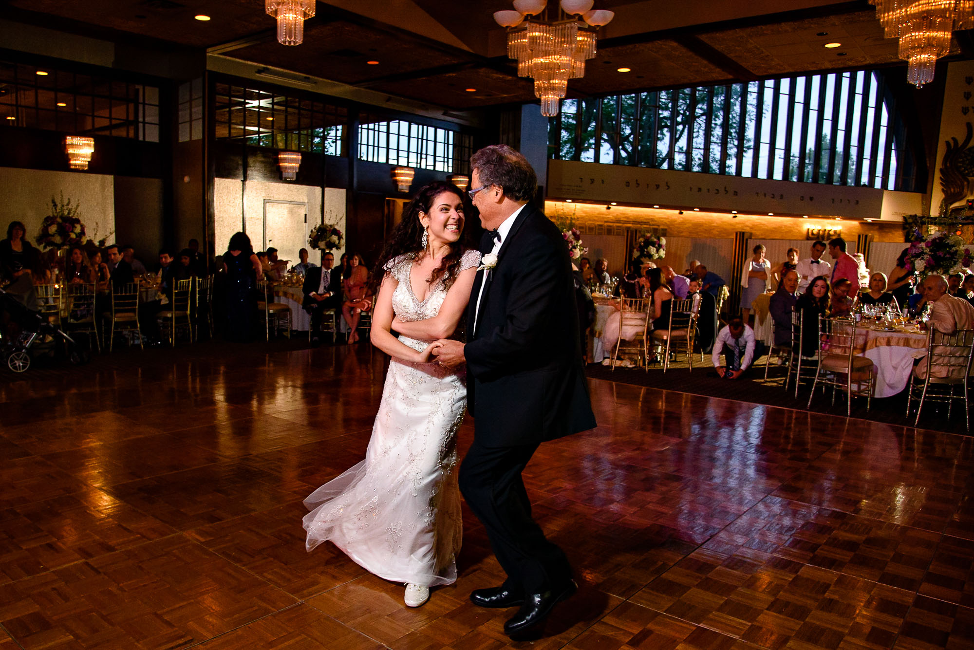 The Sephardic Temple wedding father daughter dance