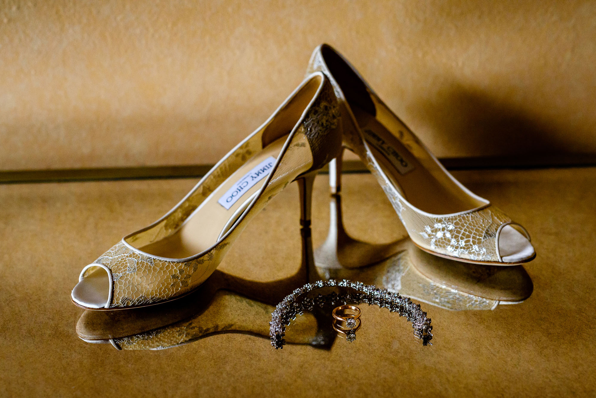 The Sephardic Temple wedding shoes