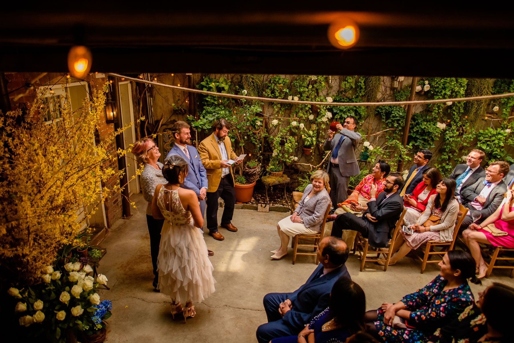 Palma Restaurant NYC Wedding ceremony