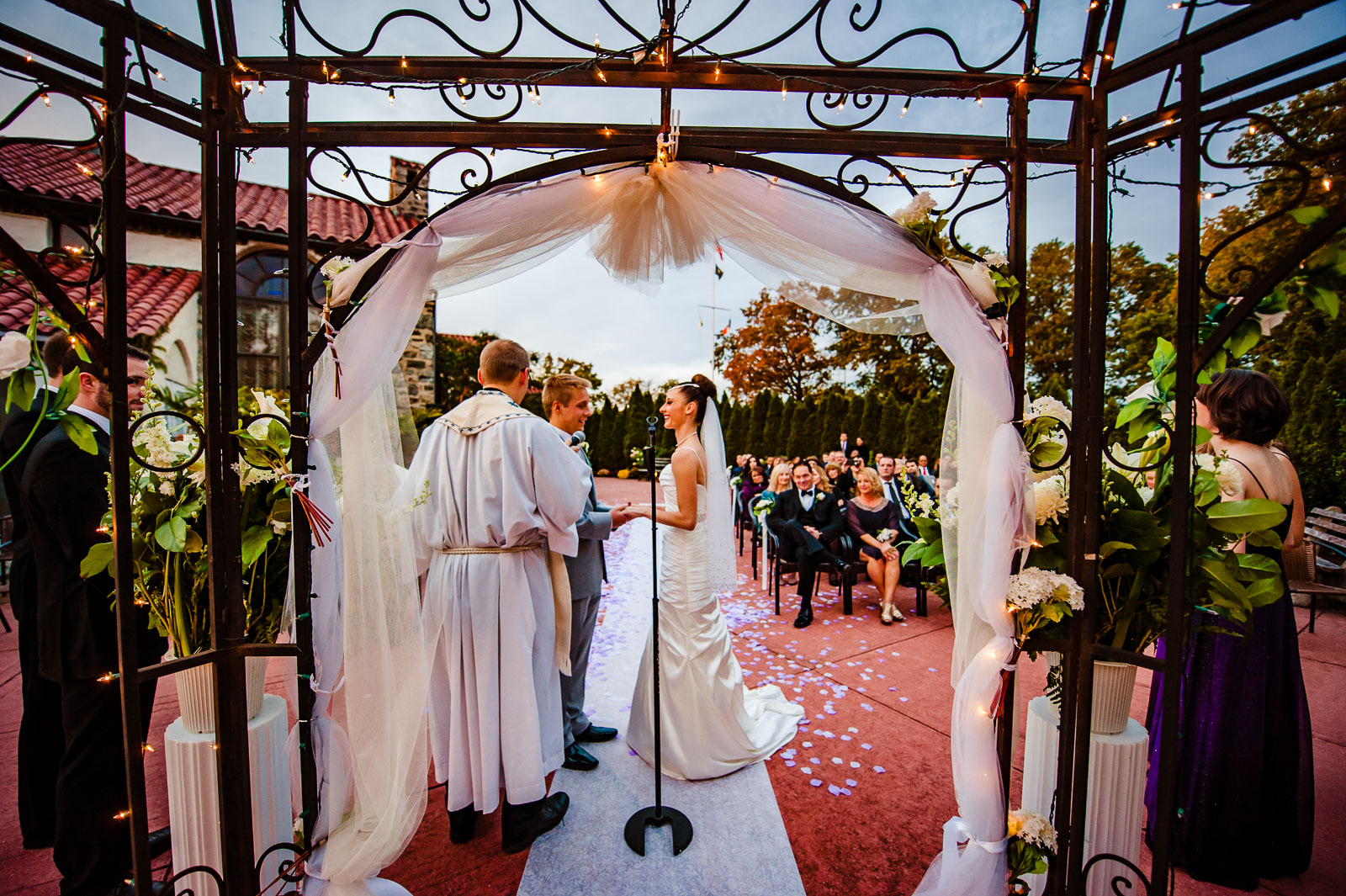 Douglaston Manor wedding ceremony