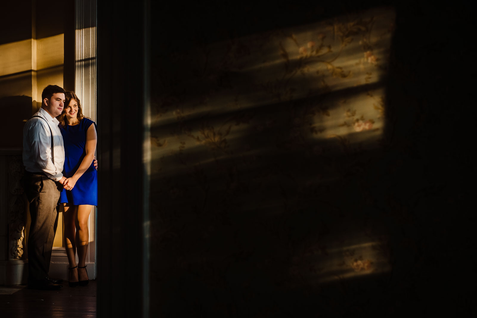 Couple's portrait in natural light