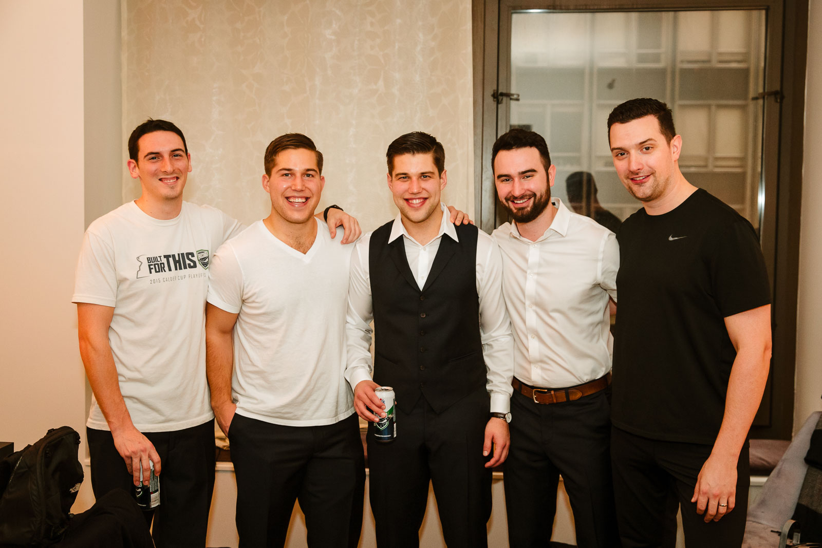  Groomsmen at Andaz Hotel on Wall Street 