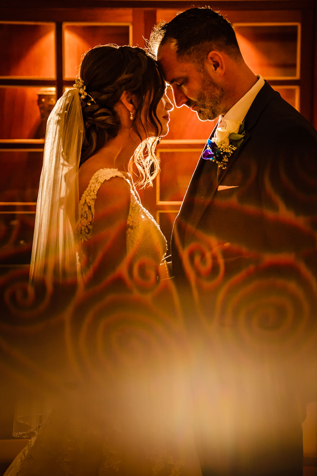 Bride and groom portrait