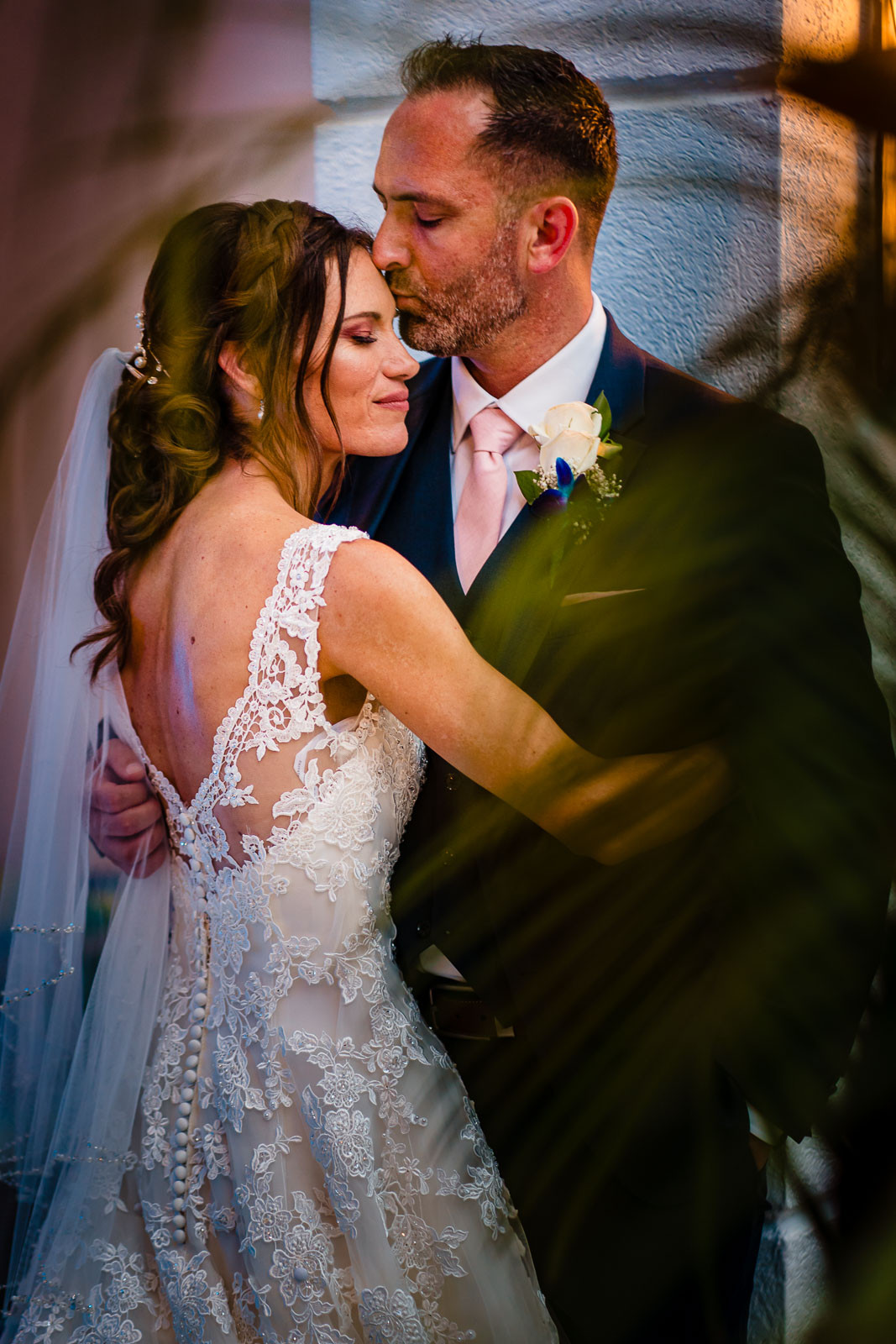 Bride and groom portrait