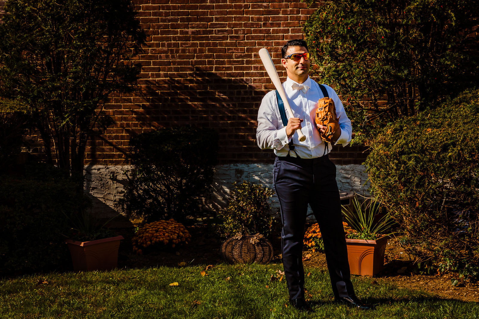 Groom's portrait