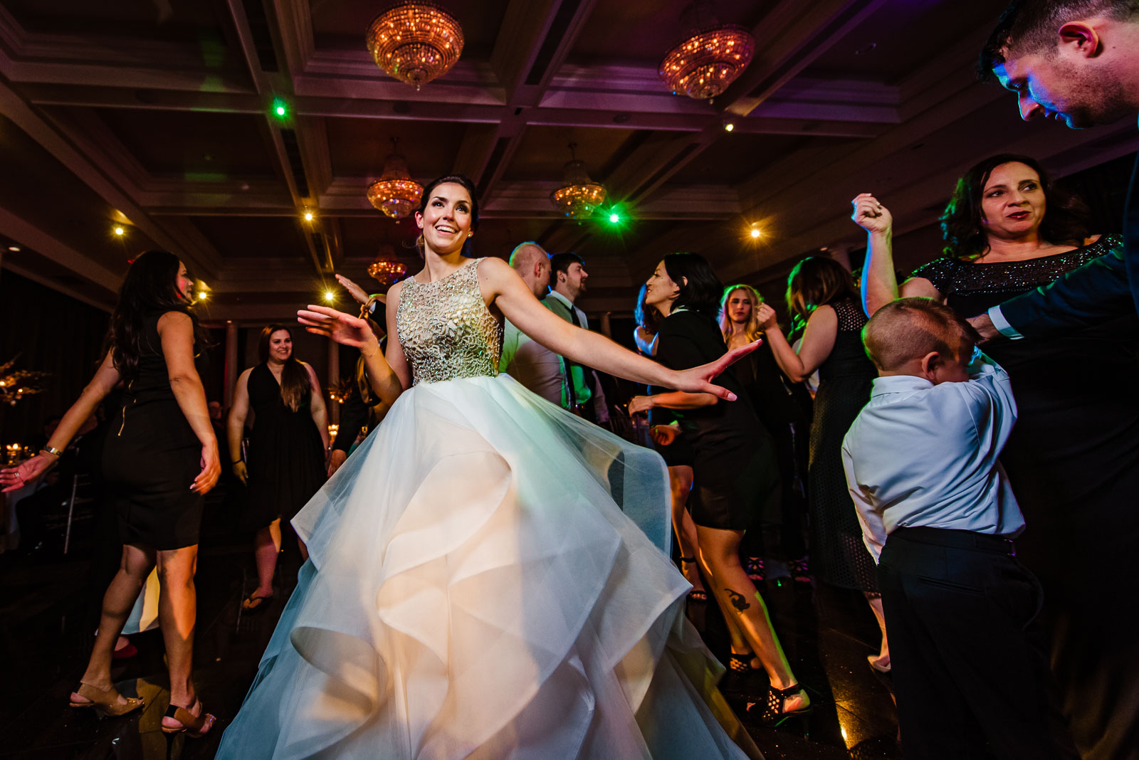 Bride reception dance