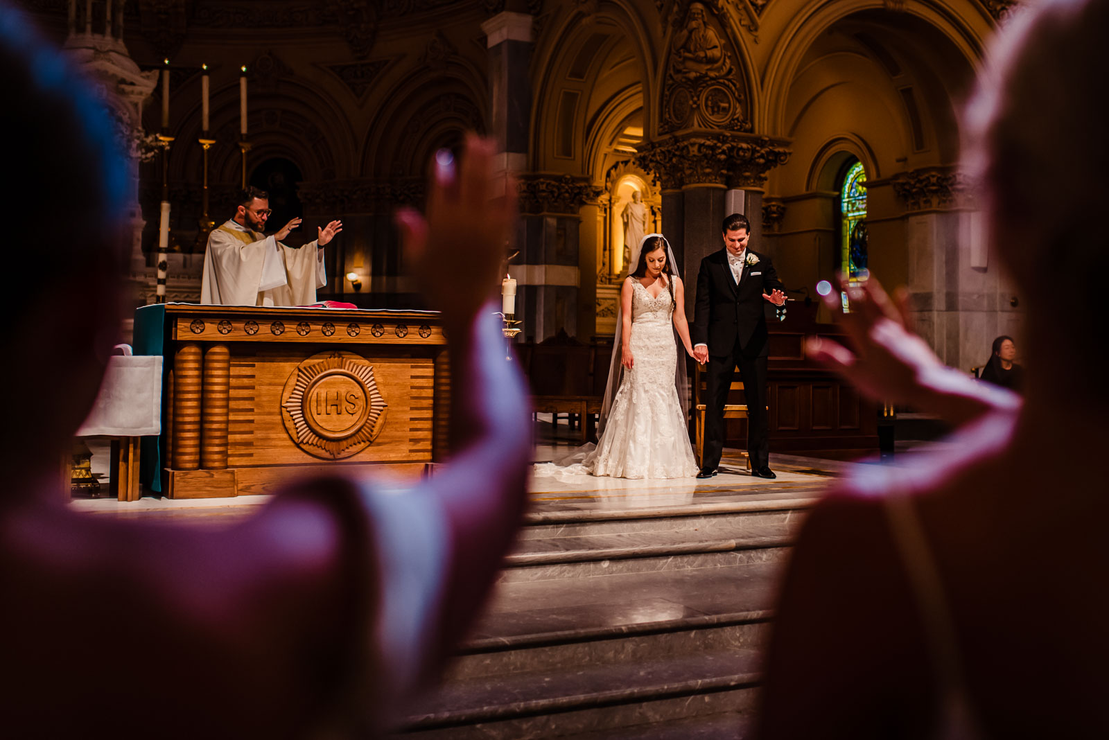 Wedding ceremony in church