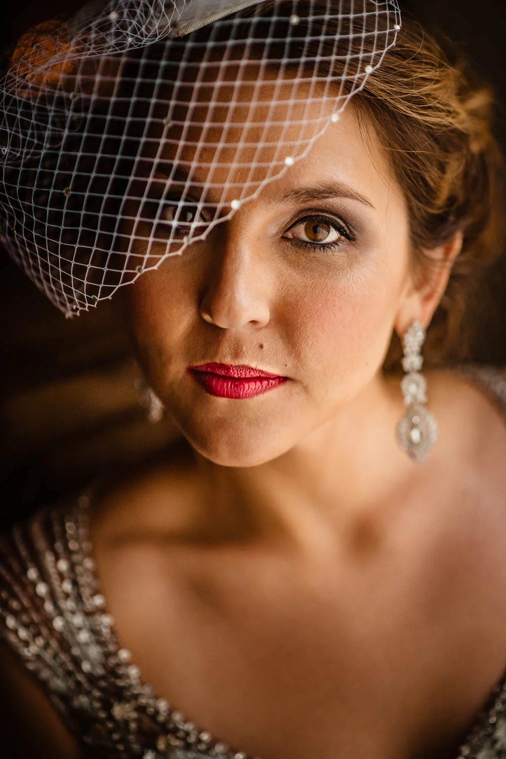 Brooklyn Winery wedding bride portrait