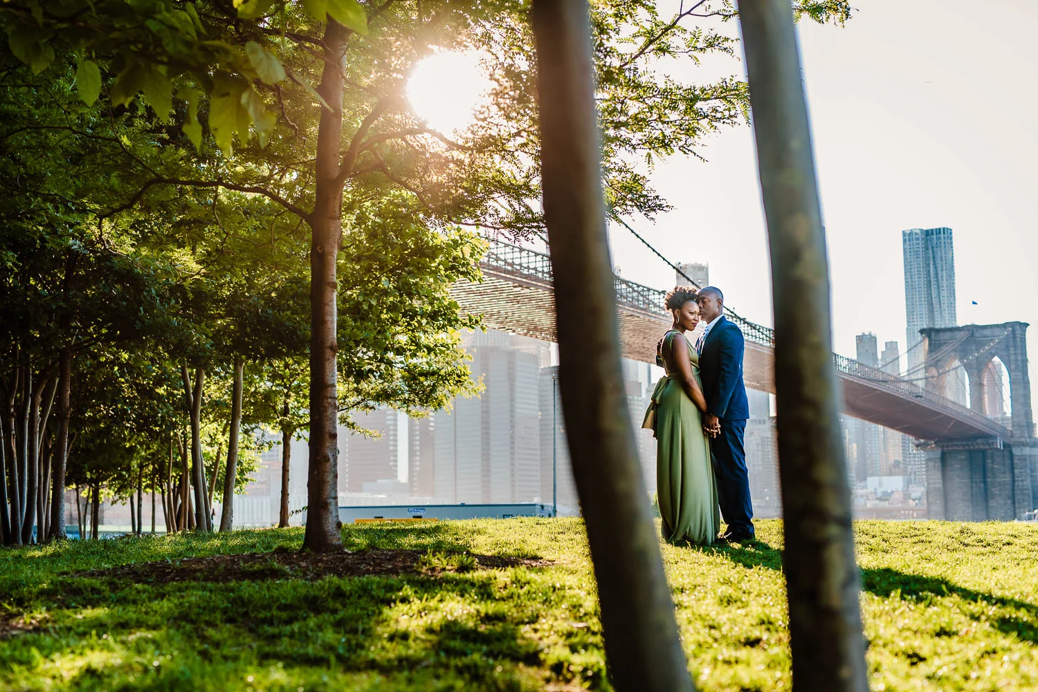 Dumbo Brooklyn Bridge Engagement