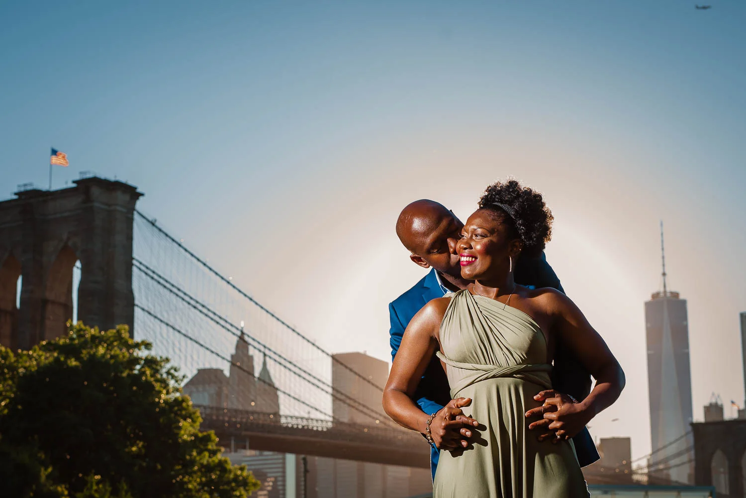 Dumbo Brooklyn Bridge Engagement