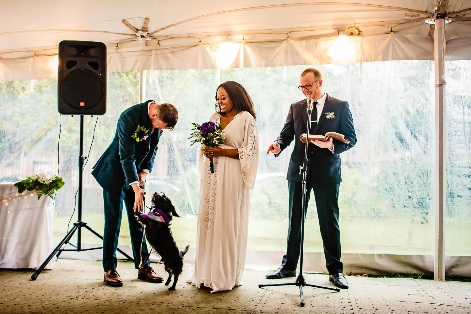 Onderdonk House wedding ceremony