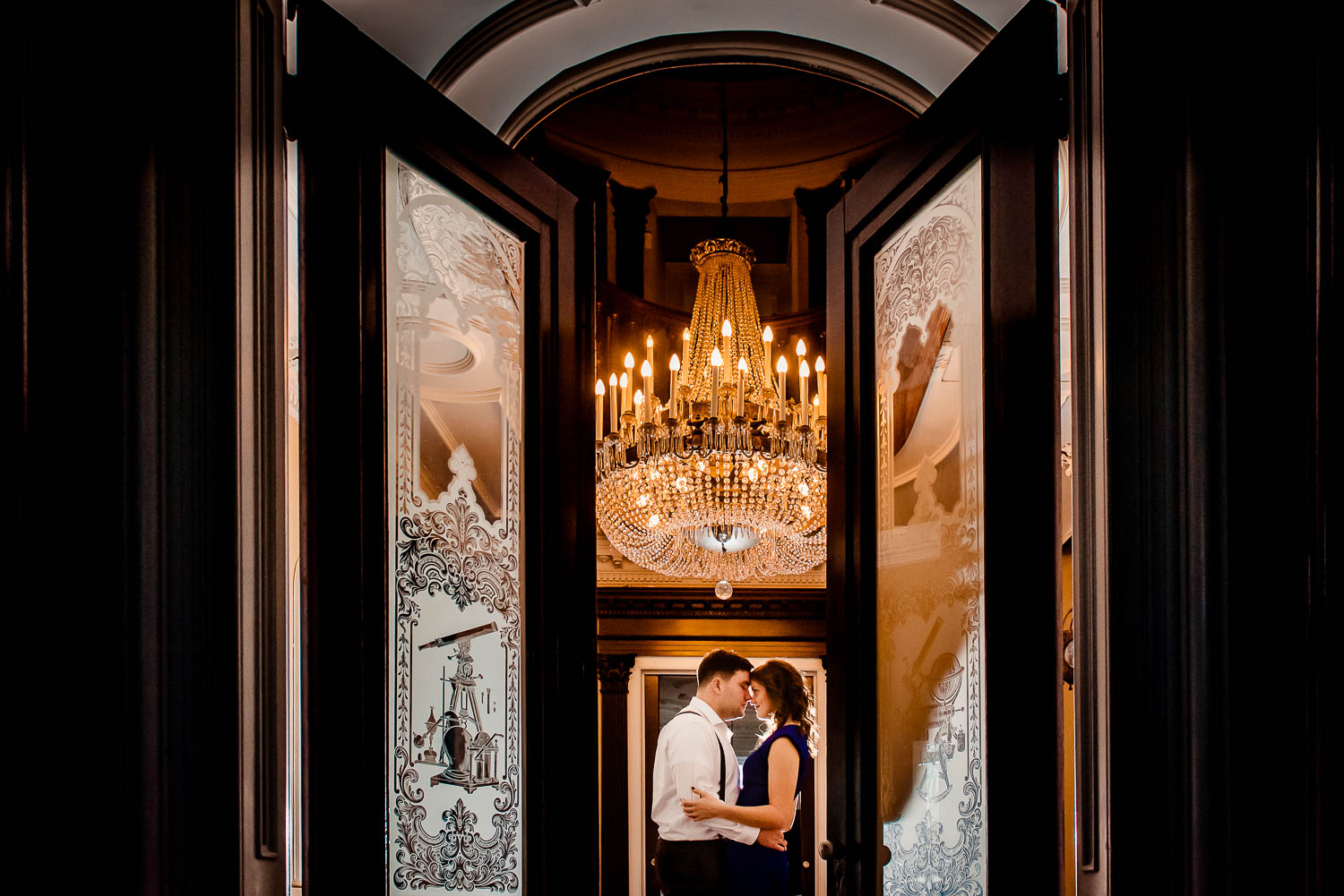 Steinway Mansion Engagement Session