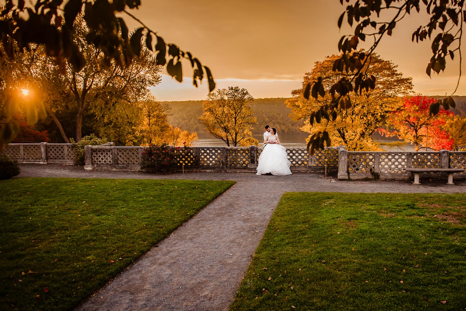 Untermyer Gardens Wedding portrait