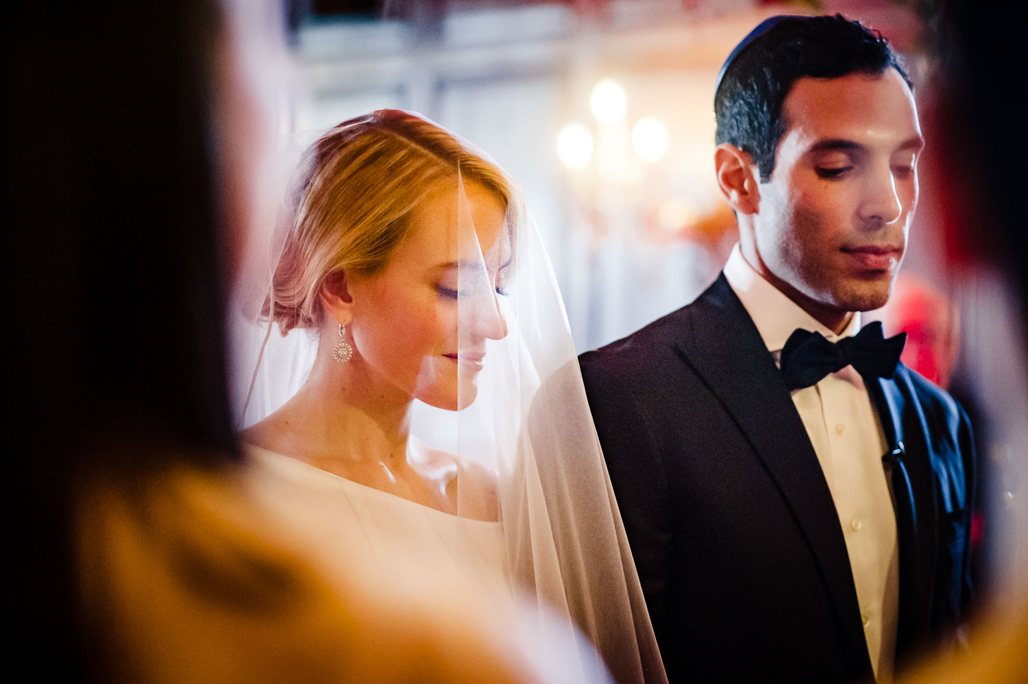 Bride and groom during ceremony