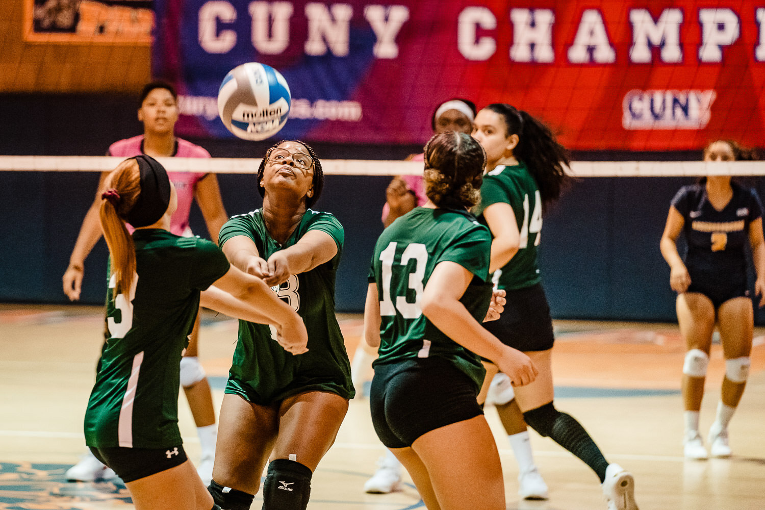 CUNYAC Championship vollyeball game: Bronx vs Queensborough  