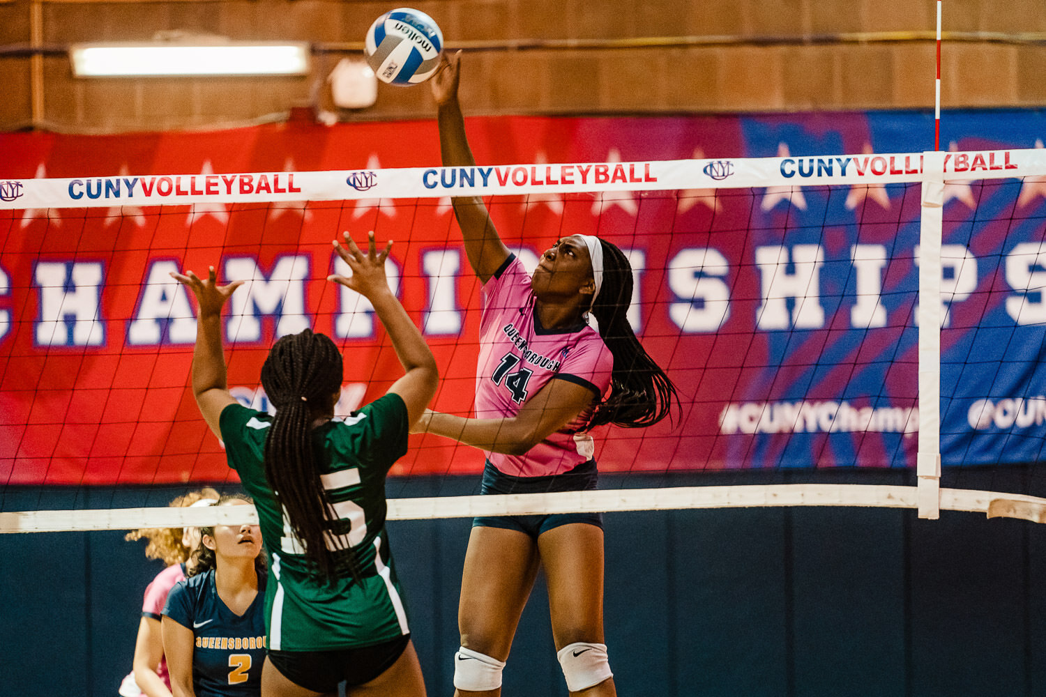 CUNYAC Championship vollyeball game: Bronx vs Queensborough  