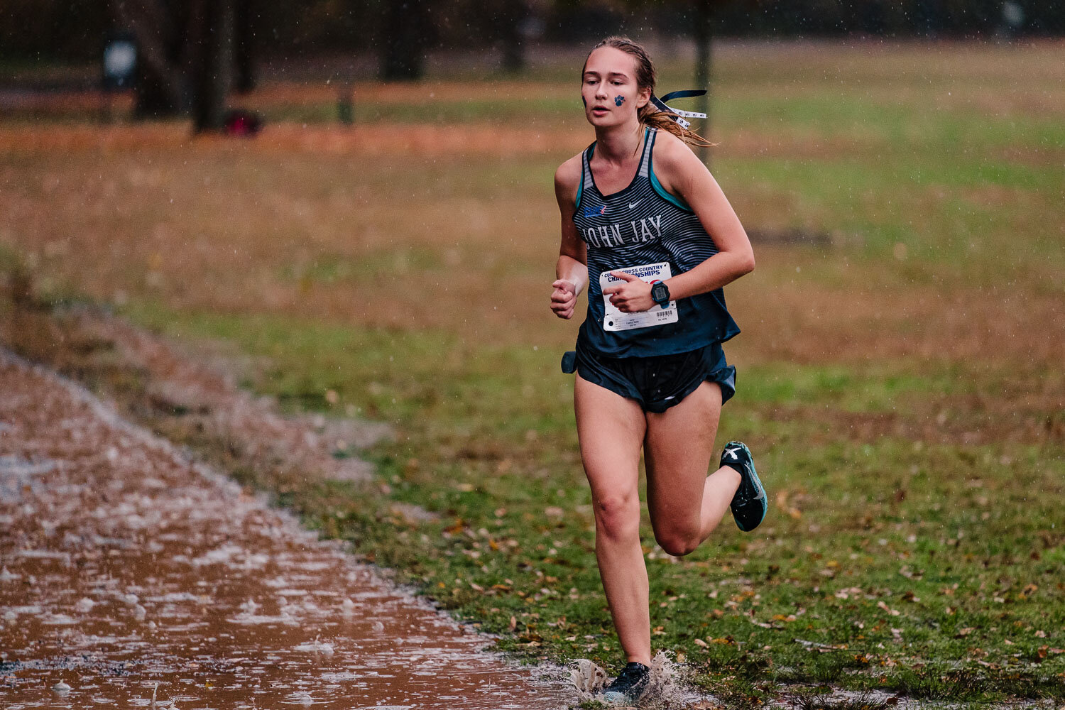 John Joy runner during CUNYAC Championship meet 