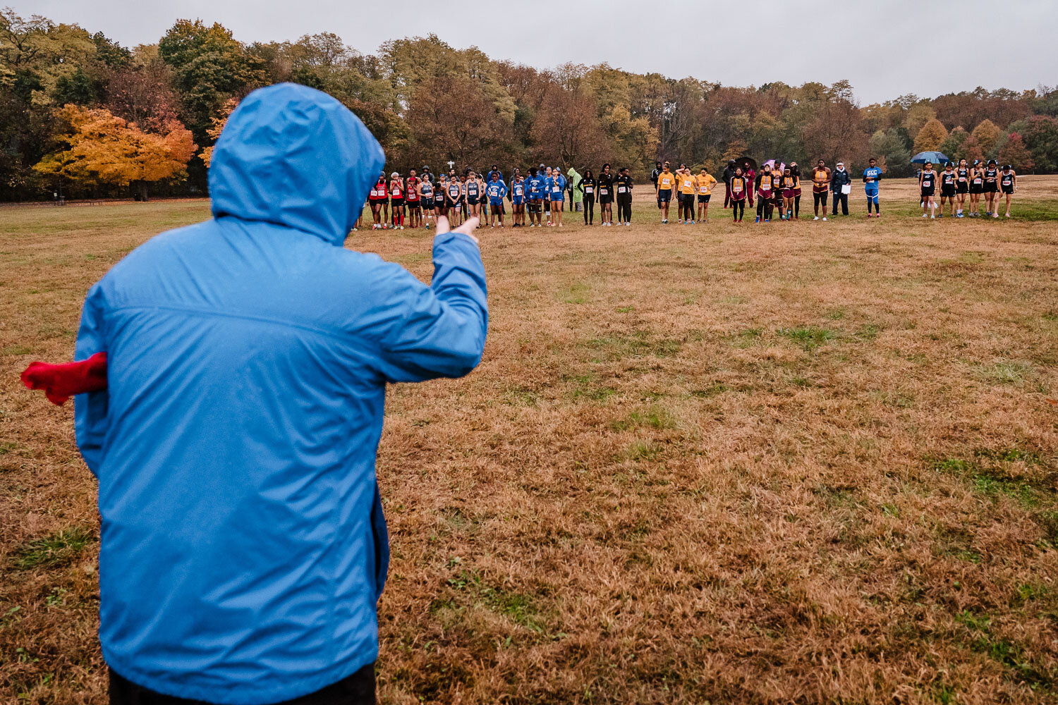 CUNYAC Championship women's race start 