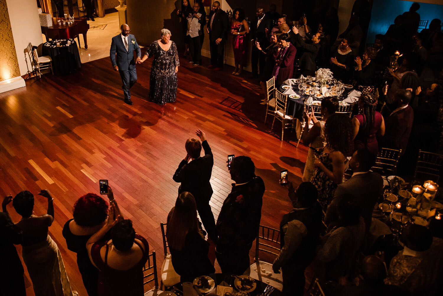 Parents enter reception at The Metropolitan Caterers in Glen Cove 