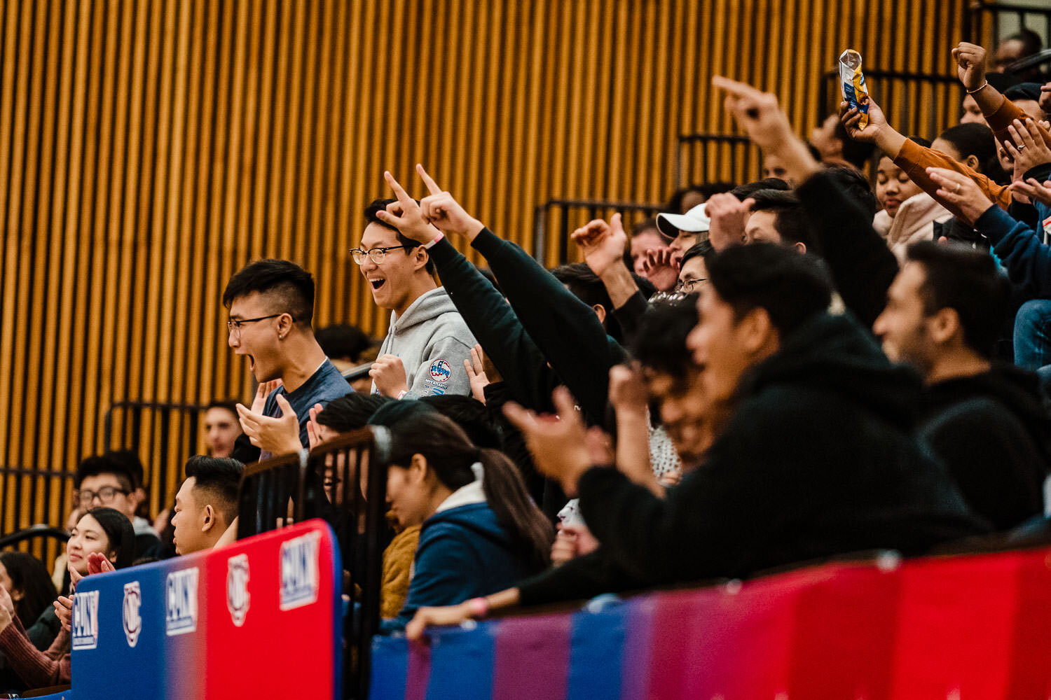 Baruch vs Brooklyn College in semi final game of CUNYAC Volleyball Championship