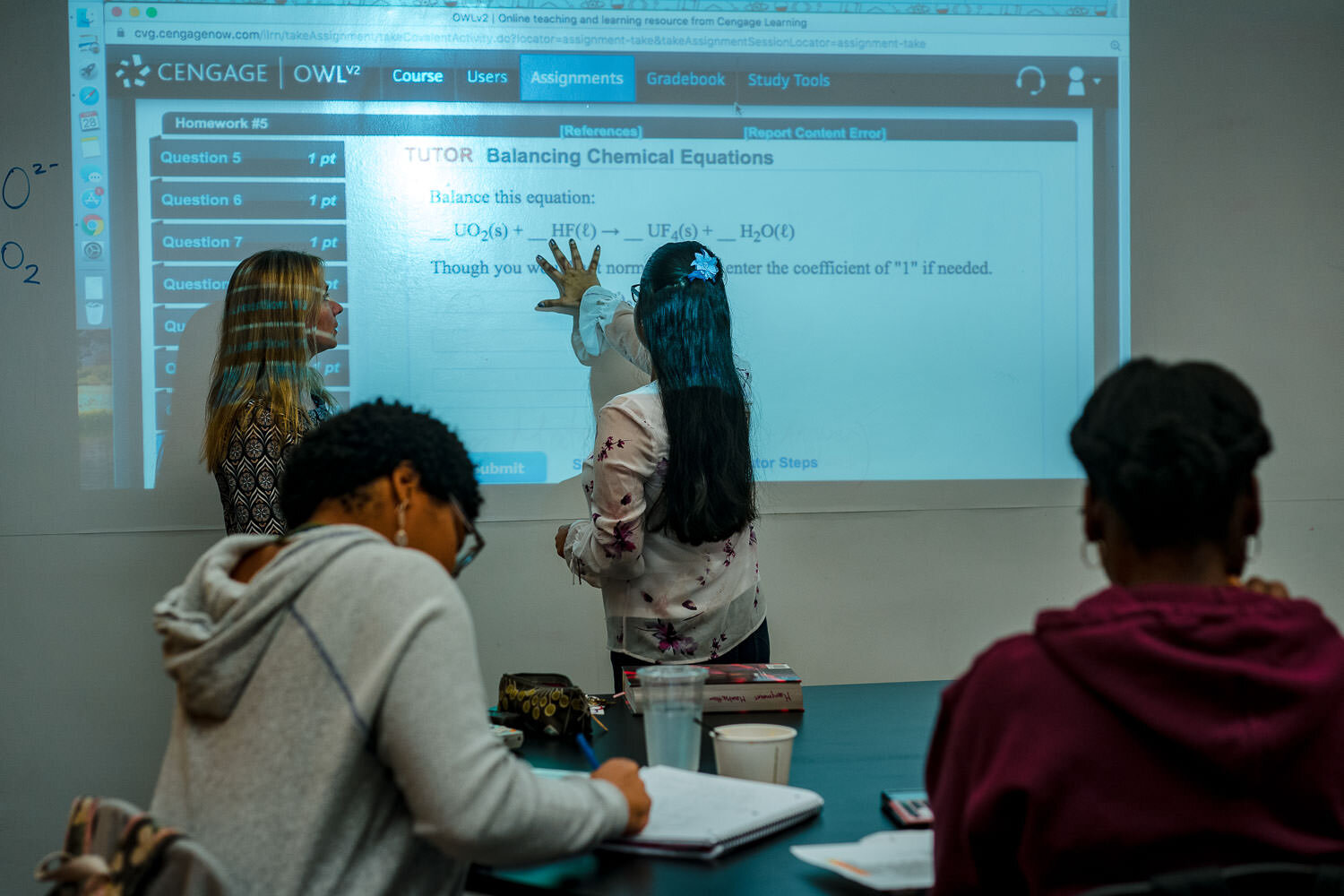 Marymount Manhattan College chemistry class