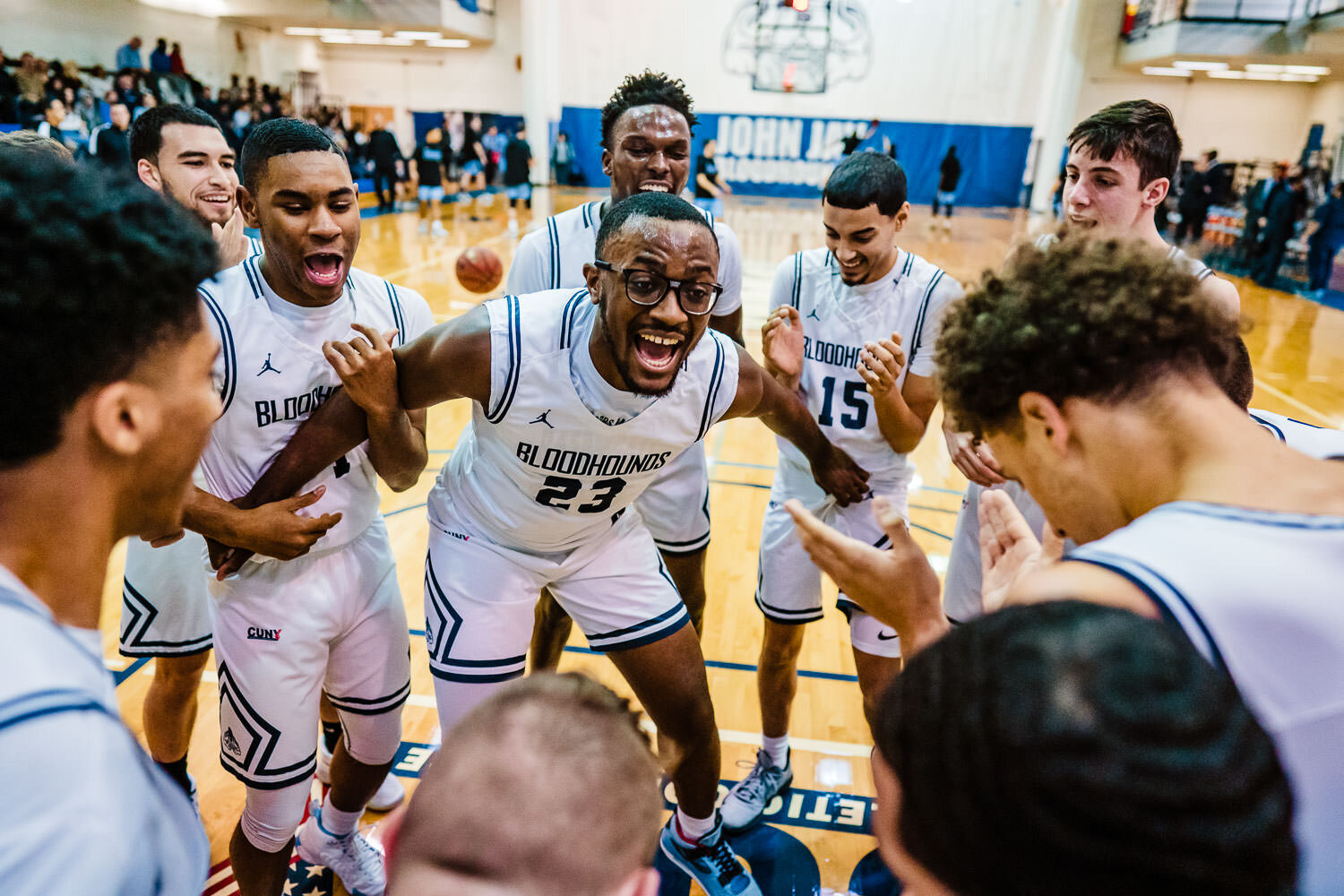 John Jay vs CSI men's basketball game at John Jay college