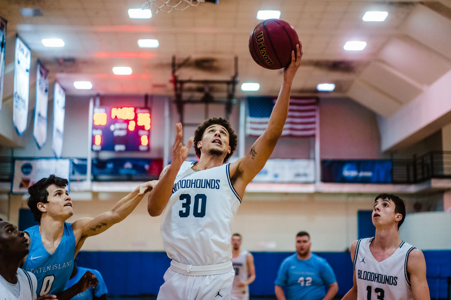 John Jay vs CSI men's basketball game at John Jay college