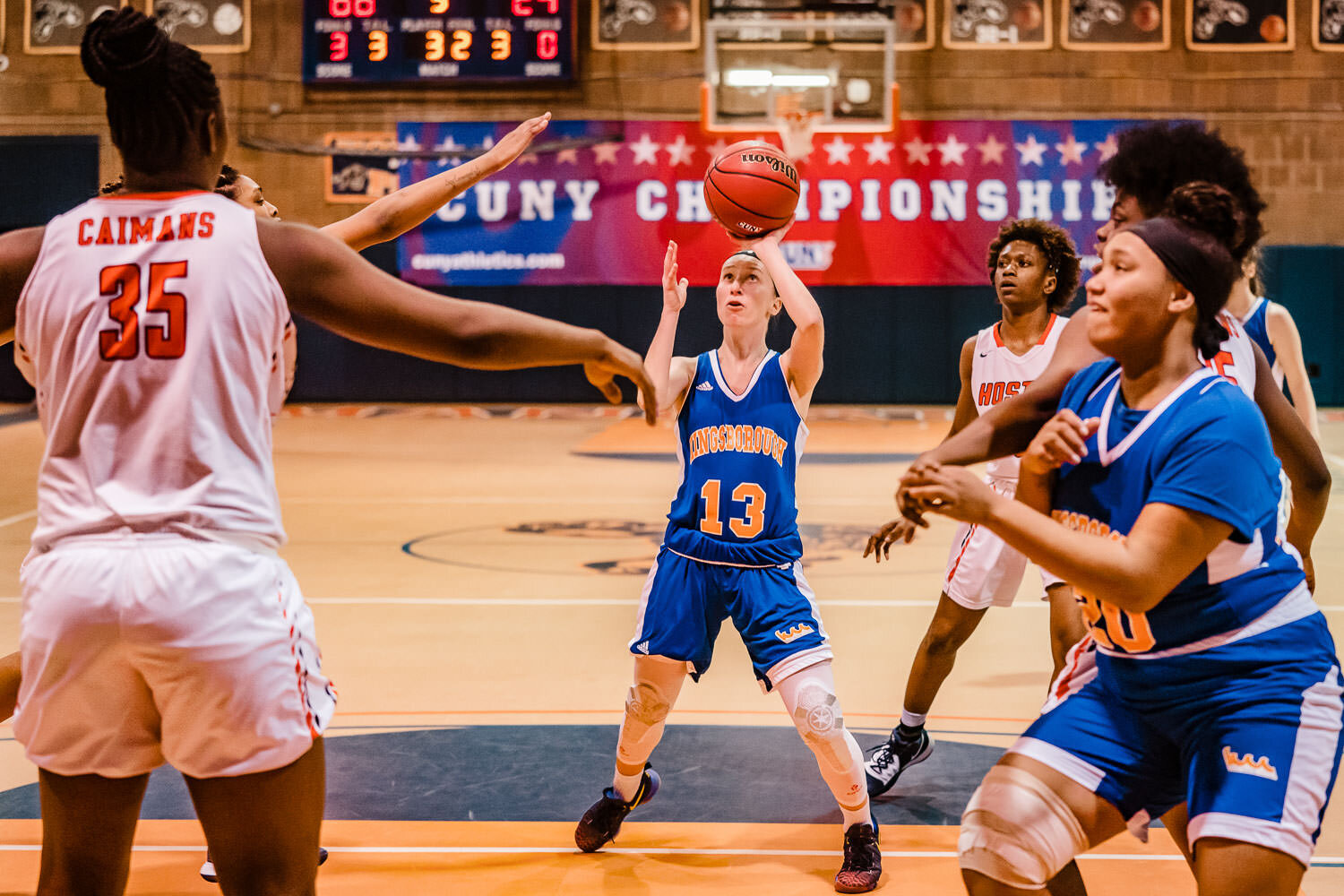 College Womens Baskebtall CUNY Athletics Conference Hostos vs Kingsborough