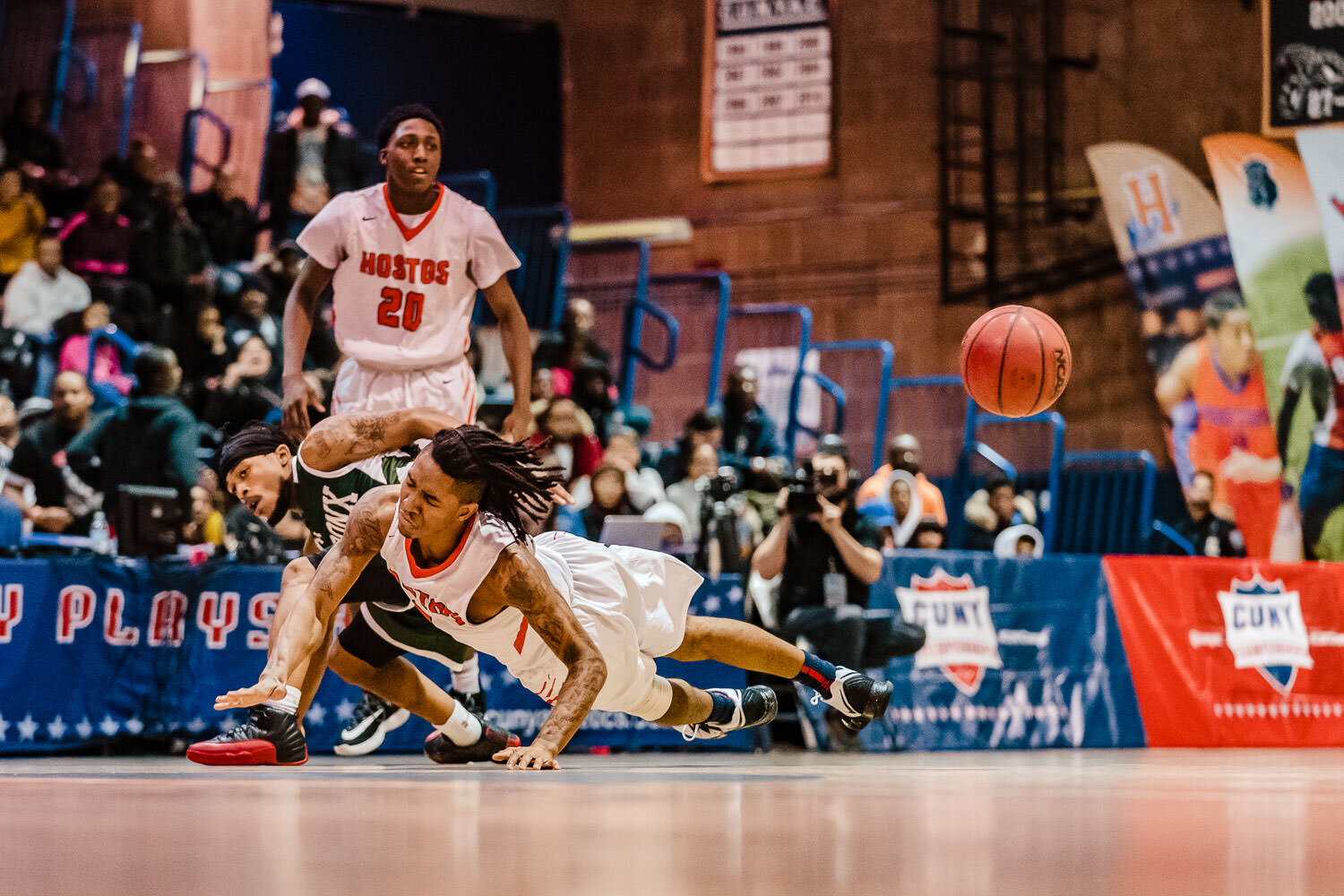 College Mens Baskebtall CUNY Athletics Conference Hostos vs Bronx