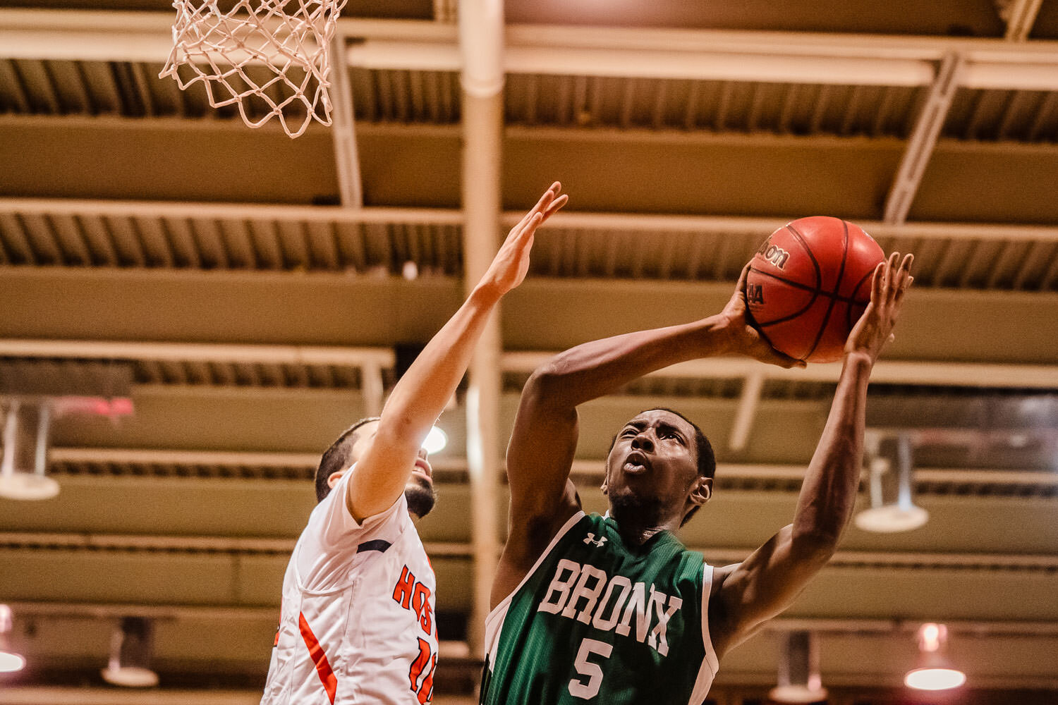 College Mens Baskebtall CUNY Athletics Conference Hostos vs Bronx