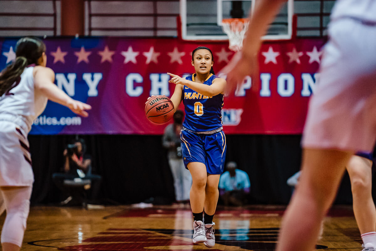 Brooklyn vs Hunter women's basketball CUNYAC Championship game at York College 