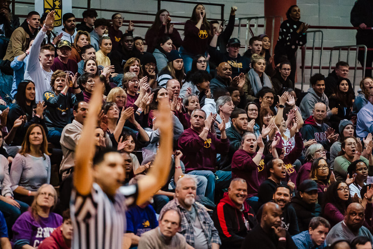 Brooklyn vs Hunter women's basketball CUNYAC Championship game at York College 