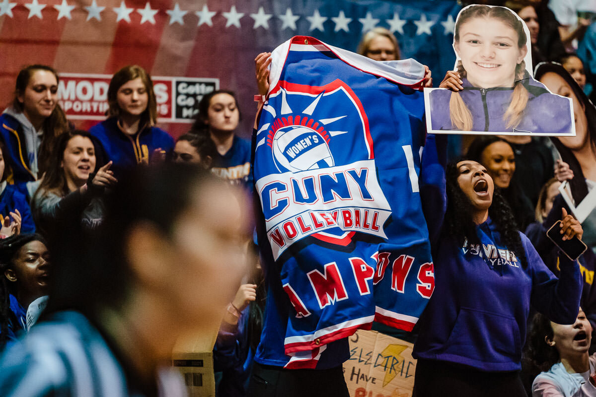 Brooklyn vs Hunter women's basketball CUNYAC Championship game at York College 