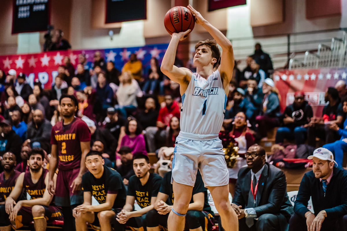 Brooklyn vs Baruch men's basketball CUNYAC Championship game at York College 