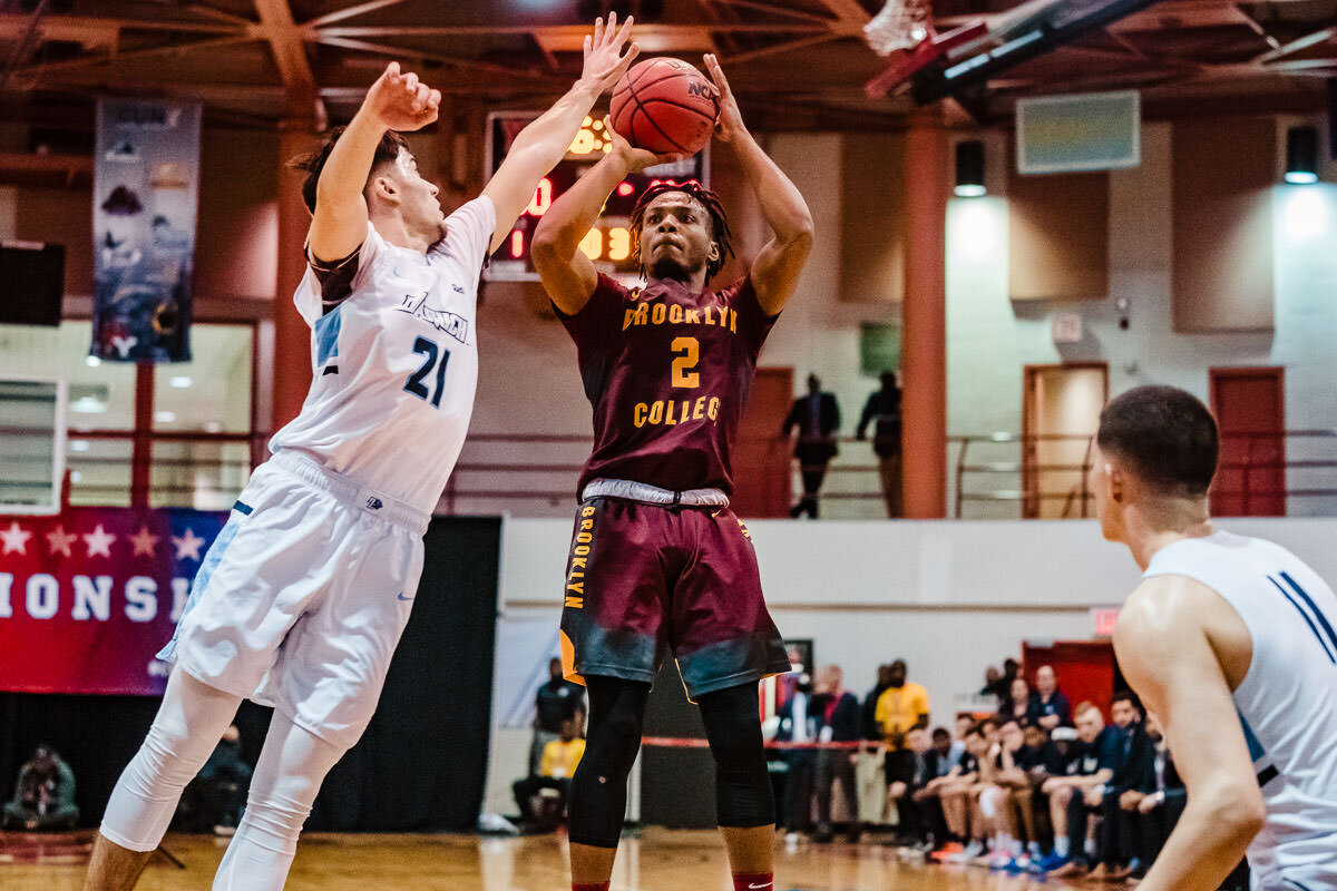 Brooklyn vs Baruch men's basketball CUNYAC Championship game at York College 