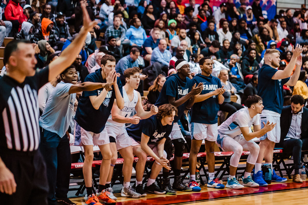 Brooklyn vs Baruch men's basketball CUNYAC Championship game at York College 