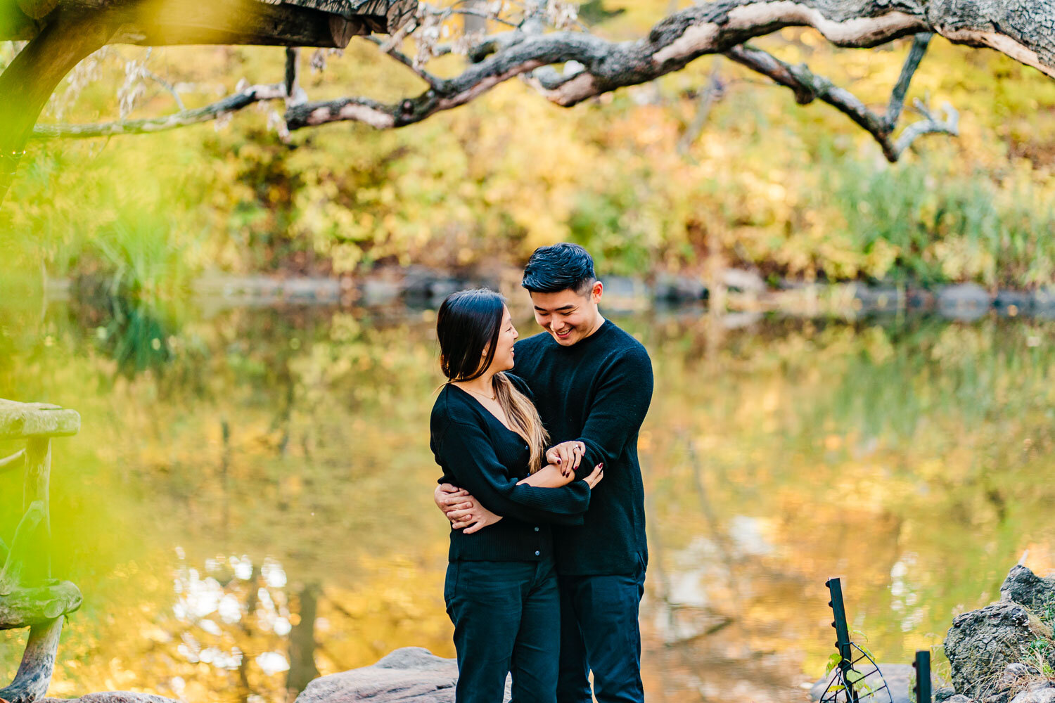 Central Park Wedding Proposal in Wagner Cove