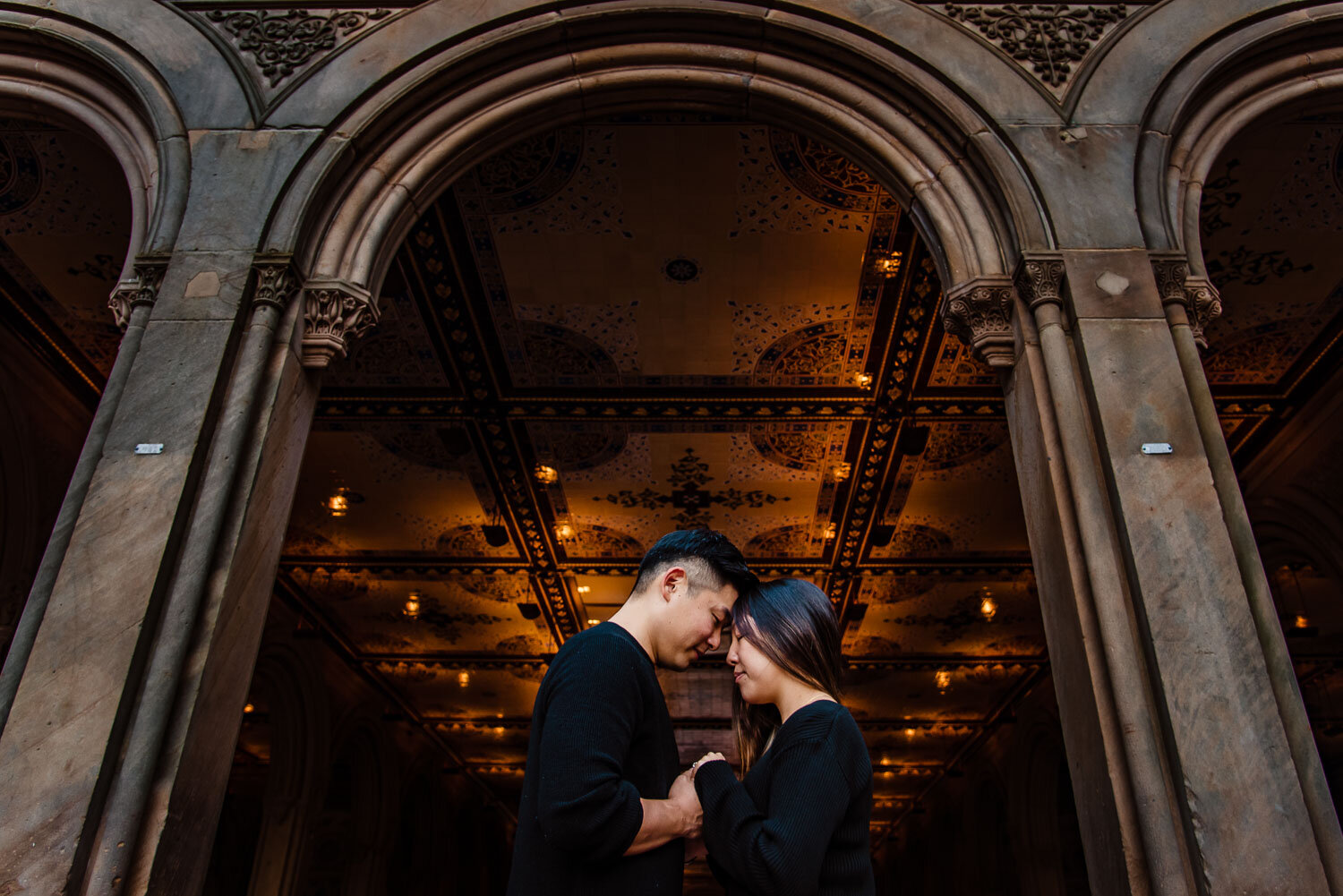 Central Park Wedding Proposal in Wagner Cove