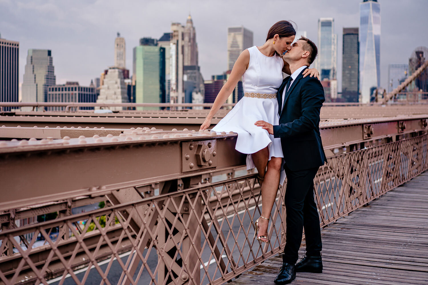 Brooklyn Bridge Engagement Session