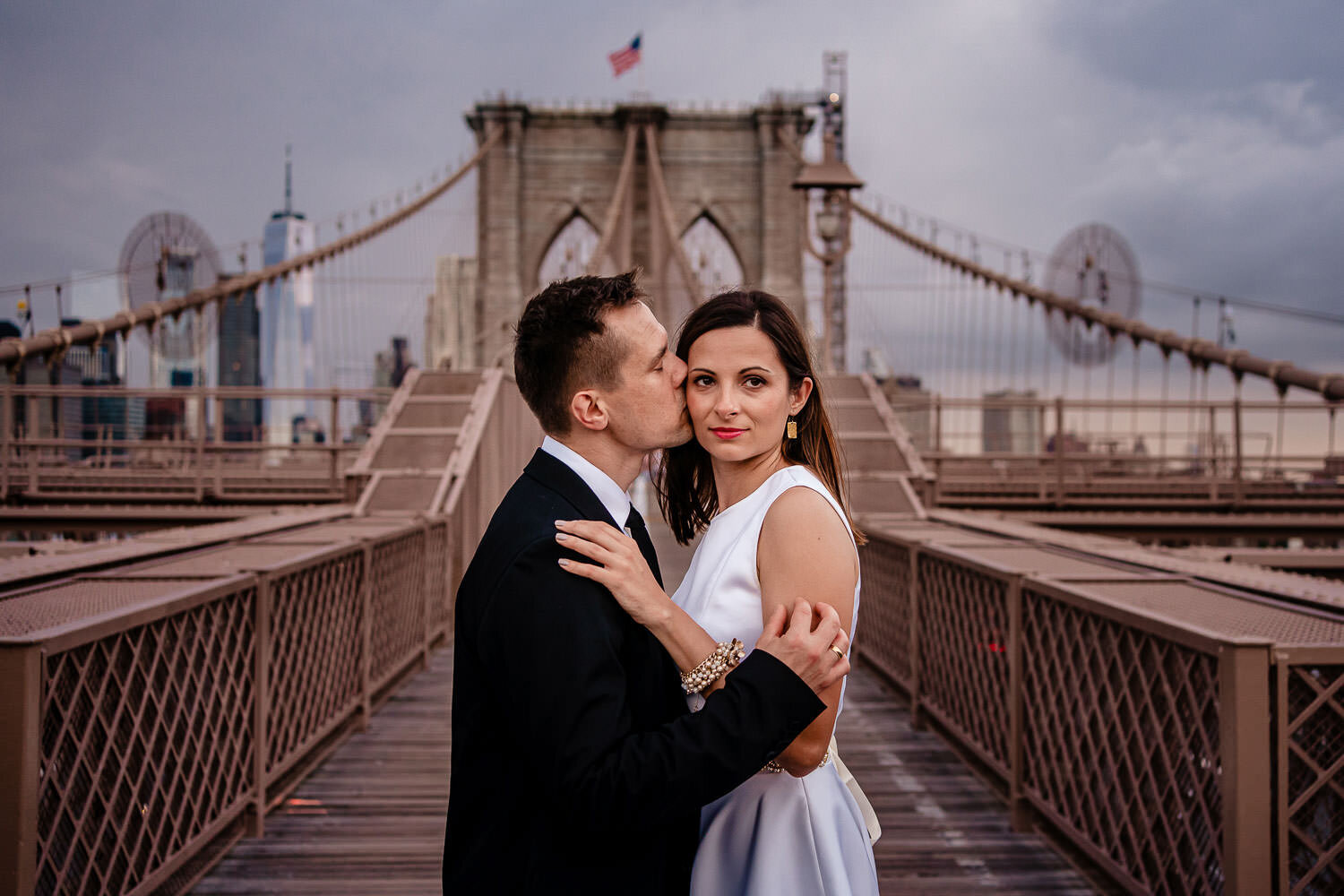 Brooklyn Bridge Engagement Session