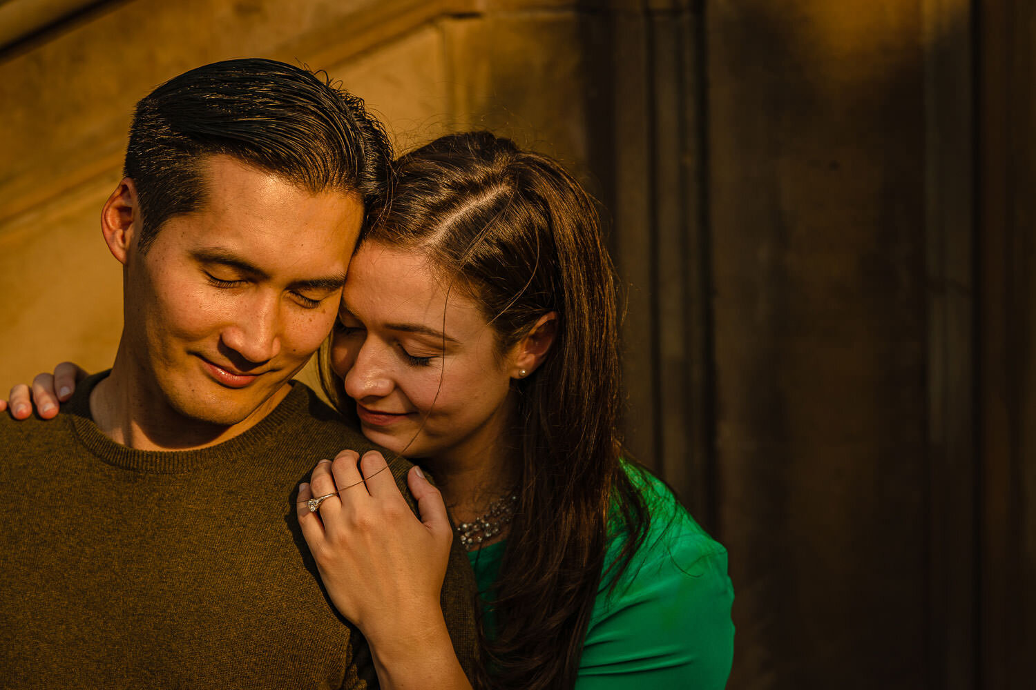 NYC Engagement Session at Bethesda Terrace in Central Park  