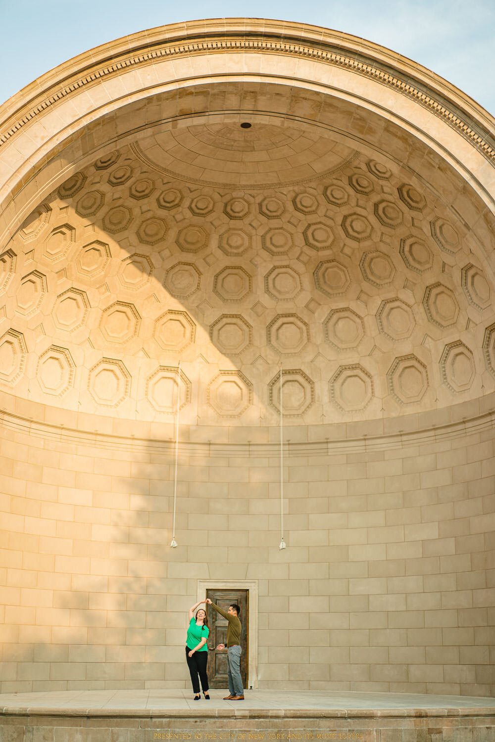 NYC Engagement Session at Bethesda Terrace in Central Park  