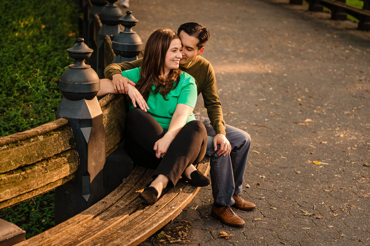 NYC Engagement Session at Bethesda Terrace in Central Park  